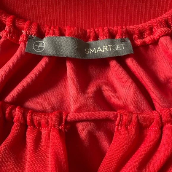 SmartSet Coral Dress - Picture 2 of 3